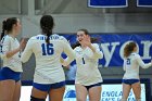 VB vs MHC  Wheaton Women's Volleyball vs Mount Holyoke College. - Photo by Keith Nordstrom : Wheaton, Volleyball, VB